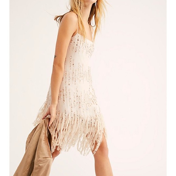 free people crystal clear mini dress